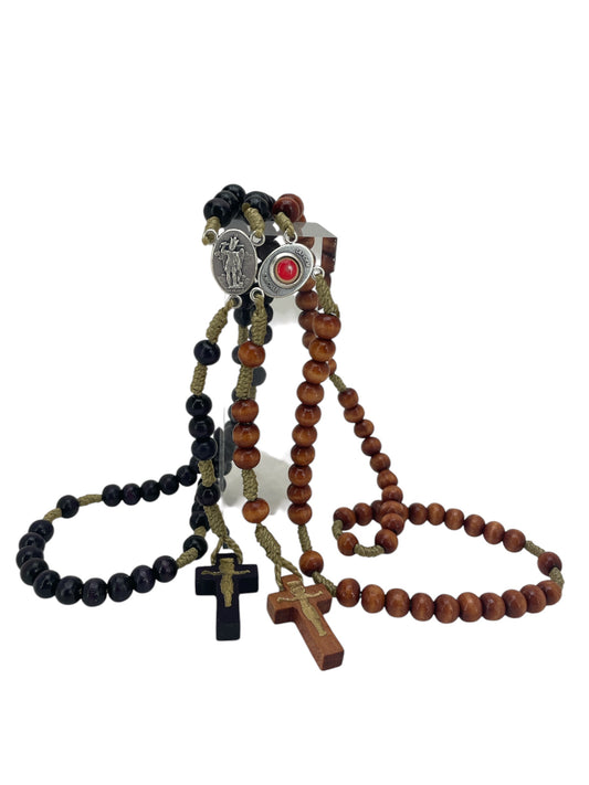 The wooden rosary